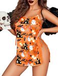 Avidlove Women Babydoll For Women Satin Nightwear Lace Chemise Sexy Nightgown