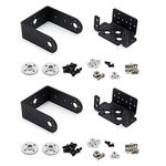 2 Sets Servo Mount Bracket 2 DOF for MG996R S3003 Steering Gear Pan and Tilt Mount Robot Car Boat