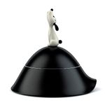 Alessi Alessi AMMI19 B Lula' Dog Bowl, Black, Black