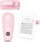 GEKVIVE Remote Control Page Turner for Kindle Paperwhite Oasis Scribe eReaders, Page Turner Clicker for iPad Tablets Reading Novels Taking, Phone Camera Video Record Remote Triggers, Light Pink