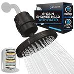 SparkPod Luxury Filtered Shower Head Set 23 Stage Shower Filter - Reduces Chlorine and Heavy Metals - High Pressure Showerhead Filter (6" Round, Vintage Oil Rubbed Bronze)