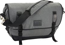 BURTON Flint Messenger Bag, Grey Wool Leather