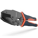 Presch Ferrule Crimp Tool - Crimping Tool - Heavy Duty Ratchet Crimping Tools for Wire End Bootlace Ferrules - End Terminal Crimper