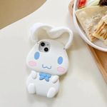 Meyaar Orry Style Cute Case for Apple iPhone 14 / iPhone 13/ iPhone 15 Case, Soft Silicone Cover for Apple iPhone 13 / iPhone 14, iPhone 15 Case Cover (Shiro, for I Phone 13 & 14)