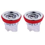 Boniry 2 PCS Odor Proof Shower Floor Drain Universal Shower Waste Water Drainer Backflow Preventer Deodorization Drain Plug Hair Stopper Hair Catcher for Bathroom