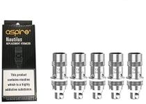 Aspire Nautilus coils 1.6 ohm 5 Pcs for Nautilus 2 Nautilus 2s Aspire K3 Nautilus Mini Tank, Zelos 2 Nautilus AIO Kit - No Nicotine