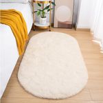 Goideal Oval Shaggy Bedroom Rug 2.6