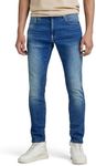 G-STAR RAW Men's Revend Skinny Fit Jeans-Closeout, Medium Indigo Aged, 35W x 30L