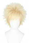 Topcosplay Anime Wig Cosplay Wig Short Blonde Costume Fancy Dress Synthetic Wigs