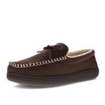 Levi's Mens Kameron 2 Microsuede Moccasin House Shoe Slippers, Brown, X-Large