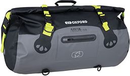 Oxford - Motorcycle Roll Bag, Black/Grey/Fluorescent