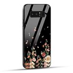 NDCOM for Samsung Galaxy Note 8 Back Cover Flowers Girly Printed Glass Case