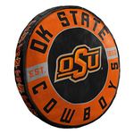 NORTHWEST NCAA Oklahoma State Cowboys Round Cloud Pillow, 15", Team Colors