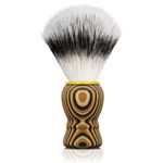 Hand Crafted Shaving Brush for Wet Shave, Synthetic Hair Bristle, Comfortable Handle, Best Gift for Bearded Man