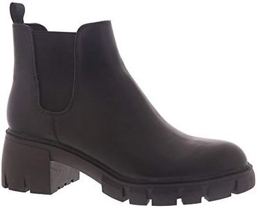 Steve Madden Women's Howler Ankle Boot, Black, 8.5 US