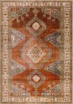 BoutiqueRugs Kullar Bohemian, Transitional Area Rug - Machine Washable - Burnt Orange, Orange, Rust - 3'6" x 5'6"