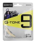 Gosen G-Tone 9 Badminton String White 0.69mm - Made in Japan