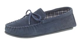 Mens MS245C-6 Genuine suede leather Moccasins with hardwearing PVC sole