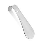 Metal Shoe Horn - Small Heavy Duty (6-inch - 15cm) Stainless Steel Shoehorn for Shoes and Boots by Comfy Clothiers (1-pack)
