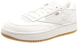 Reebok Women's Club C Double Shoes low non football , White Reebok Rubber Gum 07 White, 6.5 UK