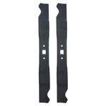 Multisland 2 Pack Mulching Blades for 21" Cutting Deck Compatible with MTD/Cub Cadet/Troy-Bilt Replaces 742-04100, 742-0741, 742-0741A, 942-0741, 942-0741A