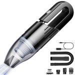 absob Cordless Vacuum Cleaner Mini Portable Handheld Car Seat Hoover 9000PA Powerful Suction Hand Vac Wet Dry Rechargeable Lightweight Home Office Keyboard Carpet Pet Dog Hair Cleaning USB Charging