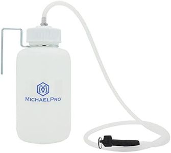 MichaelPro MP019006 34oz (1000cc) Manual Brake Bleeder Bottle, for Containing Used Brake Fluids, A Rubber Connector that Fits Most Bleeder Screws