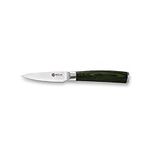 HexClad Paring Knife, 3.5-Inch Japanese Damascus Stainless Steel Blade, Full Tang Construction, Pakkawood Handle