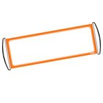 ZipSign Dry Erase Banner Rolls Itself Up, Unrolls to 9.5” x 27”, Reusable, Handheld, Portable, Fits in Your Pocket – Great for Sports, Concerts, Cheer, Team Spirit (Orange ZipSign)