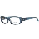 GUESS Women's Brille GU2409 53B24 Optical Frames, Blue (Blau), 53