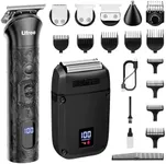 Ufree Beard Trimmer for Men, Foil Shaver Electric Razor, Shavers for Body Face Nose Ear, Cordless Hair Trimmer, Professional Hair Clippers, Mustache Grooming Kit Birthday Gifts for Men