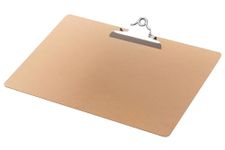 Stuff 4 Office - A3 Hardboard Clipboard - Landscape with Heavy Duty Metal Clip - 1/3/5 Pack Sizes (5)