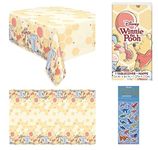 Winnie the Pooh Birthday Party Baby Shower Party Supplies Bundle includes Table Covers - 2 Pack