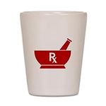 CafePress Red Mortar And Pestle Rx 
