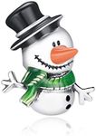 Snowman Charms fit for Pandora Bracelet 925 Sterling Silver Merry Christmas Charm Bead