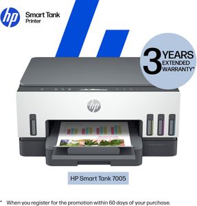 HP Smart Tank 7005 All-in-One Printer – Wireless, High Capacity Ink