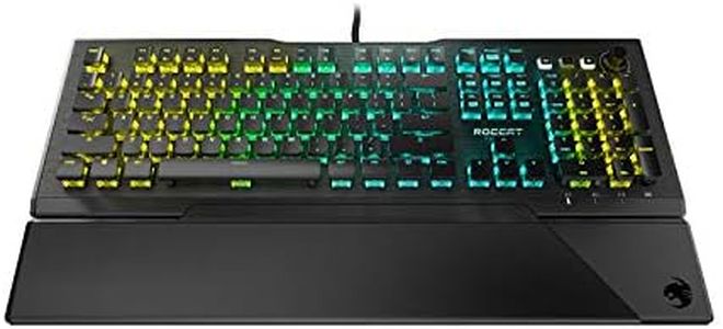 ROCCAT Vulcan Pro Optical RGB Gaming Keyboard - Tactical, Black (ROC-12-102)