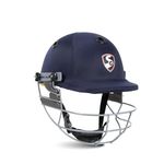 SG Blazetech Cricket Helmet (Navy Blue, Medium)