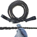 Tri-Braided Cord Clothes Line, Clothes Drying Rope, Portable Travel Clothesline for Indoor Outdoor Laundry, Windproof Clothes Line, Hanger for Camping Travel & Home Use - No Need for clothespins