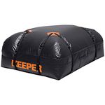 Keeper 15 Cubic Feet Rooftop Cargo Carrier Bag, Weatherproof for Top of Car, for All Vehicles Roof Rack