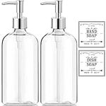 Clear Soap Dispenser with Rust Proo