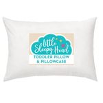 Little Sleepy Head Toddler Pillow, White, 13 X 18 (Regular-Fill)
