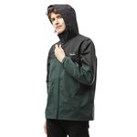 Raingear Stylish Rain Jacket for Men Waterproof for Bike Riders with Adjustable Hood along with inner pockets,Waterproof Rainwear with Lightweight Polyester Jacket, ZRS001