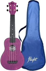 Flight Ukeleles TUS35 ABS Soprano Travel Ukulele - Purple