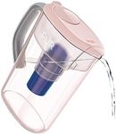 PUR 7-Cup Water Filter Pitcher with 1 Genuine PUR Filter, 2-in-1 Powerful, Faster Filtration, Lasts 2 Months or 40 Gallons, Dishwasher Safe, Blush (PPT700PA)