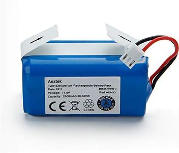 Anztek Replacement Shark Ion RVbat700 Battery for RV700,RV720,RV725,RV750 Model 14.8V 2600mAh Rechargeable Battery (3 Prong Plug)