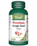 VORST Premium Grape Seed Extract 300mg With 120:1 Extract Ratio (36000mg Raw Extract Equivalent) 60 Capsules | Supplement for Fighting High Blood Pressure and Cholesterol | Includes 255mg Polyphenols | 1 Bottle