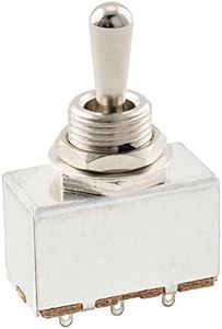 Musiclily Pro 3-Way Full Metal Box Style Pickup Selector Toggle Switch for Electric Guitar, Chrome