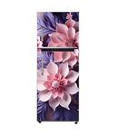 DesignDecor Pink Flower Fridge Wallpaper Double Door I Refrigerator Sticker Double Door I Fridge Stickers Double Door Full I Freeze Sticker I Refrigerator Wallpaper I Double Door Fridge Sticker