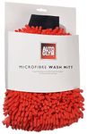 Autoglym Microfibre Noodle Wash Mitt - Mircrofibre Cleaning Mitt Specially Designed For a Quick, Streak-free Finish on Car Paintwork and Glass , 20.30 x 2.00 cms, Red